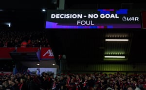 Liverpool's second goal is not allowed.