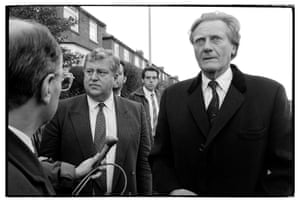 Michael Heseltine visits Scotswood in 1992 in the wake of the rioting that occurred there in September the previous year