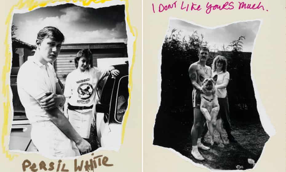 Two images from Chris Shaw’s photobook Retrospecting Sandy Hill, taken on an Andover estate when he was at art college.