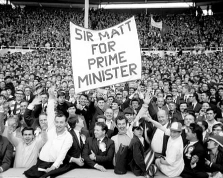 A banner at the 1968 European Cup final.