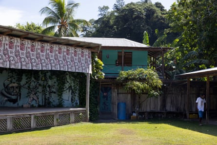 buildings in a tropical setting