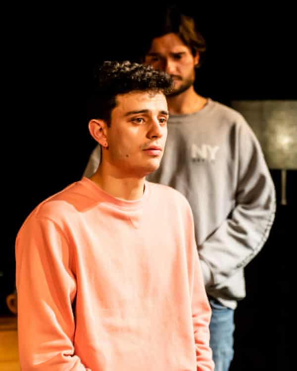 Intense vulnerability …Pedro Leandro (front) and Eddie Loodmer-Elliot.