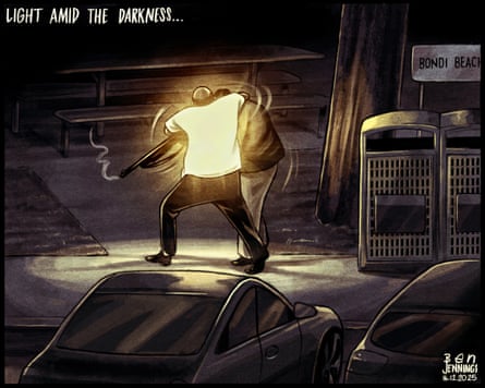 Ben Jennings Bondi beach terror attack cartoon