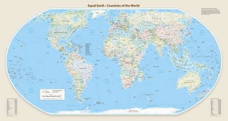 The 2018 Equal Earth Map.