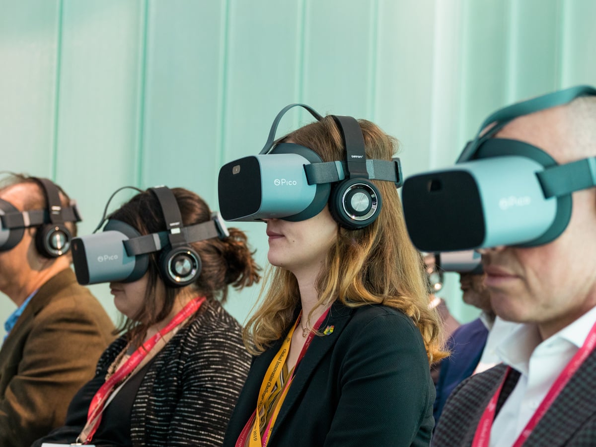No more top firms turn VR to liven up meetings Working from home | The Guardian