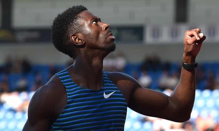 Reece Prescod ran a personal best of 9.93sec at May’s Golden Spike meeting in Ostrava.