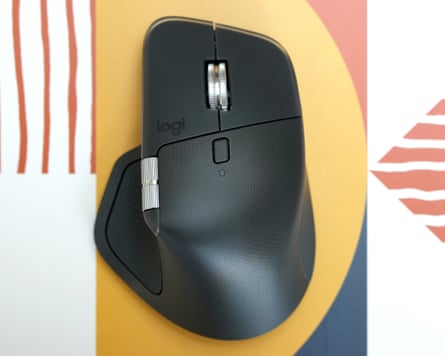The top of the Logitech MX Master 4 mouse.