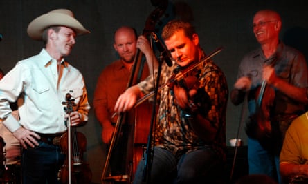 The Time Jumpers perform at the Station Inn in Nashville, US.