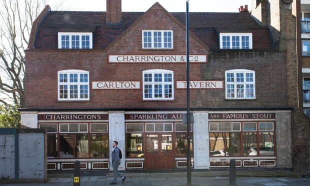 The rebuilt Carlton Tavern, west London.