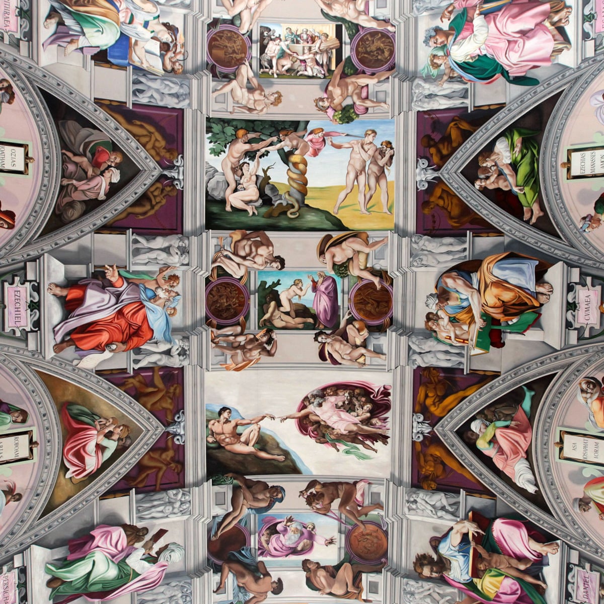 The Sistine Chapel In Sussex Painted By The Michelangelo Of Goring By Sea Painting The Guardian