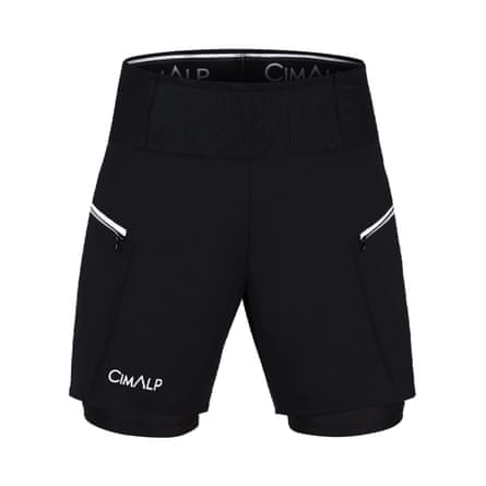 CimAlp AOSTE – Black – Men’s 2 in 1 Trail Running Shorts
