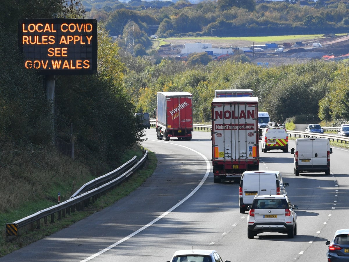 Wales To Ban Visitors From Covid Hotspots Elsewhere In Uk Uk News The Guardian