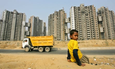 Elites and ghettoes … the privately run city Gurgaon in India.