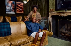 ‘We met in a revolutionary situation’ … the couple at home.
