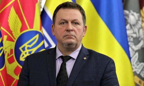 Ukraine’s deputy defence minister, Vyacheslav Shapovalov, in Kyiv. 