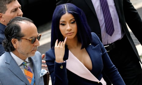 Cardi B arrives at Queens Supreme court, New York, 25 June 2019.