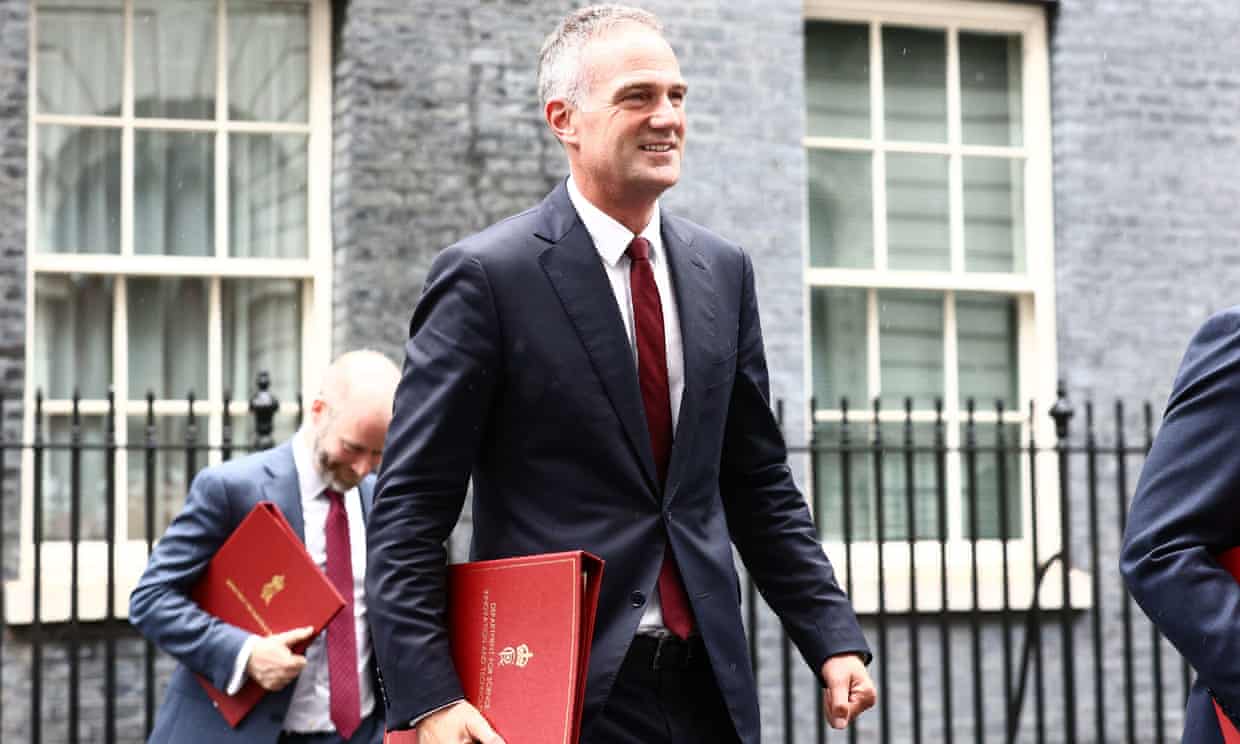 New DSIT secretary Peter Kyle at Downing Street.