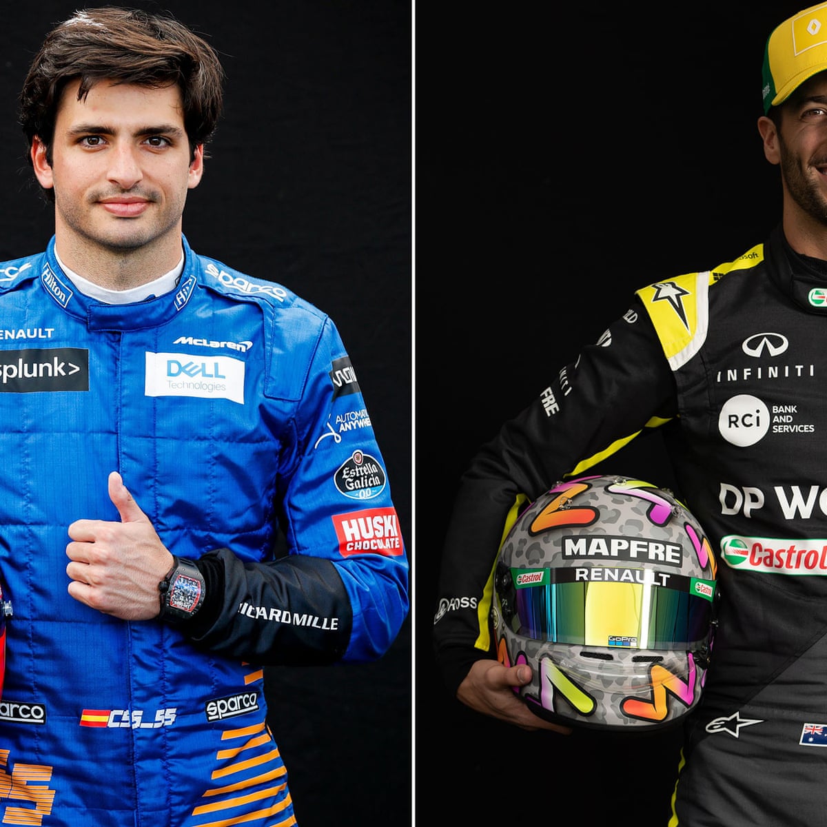 Carlos Sainz To Race For Ferrari From 2021 As Daniel Ricciardo Heads For Mclaren Formula One The Guardian