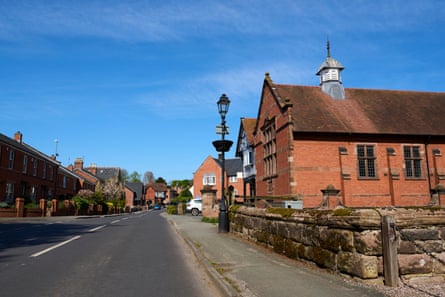 A street in Tattenhall, Cheshire