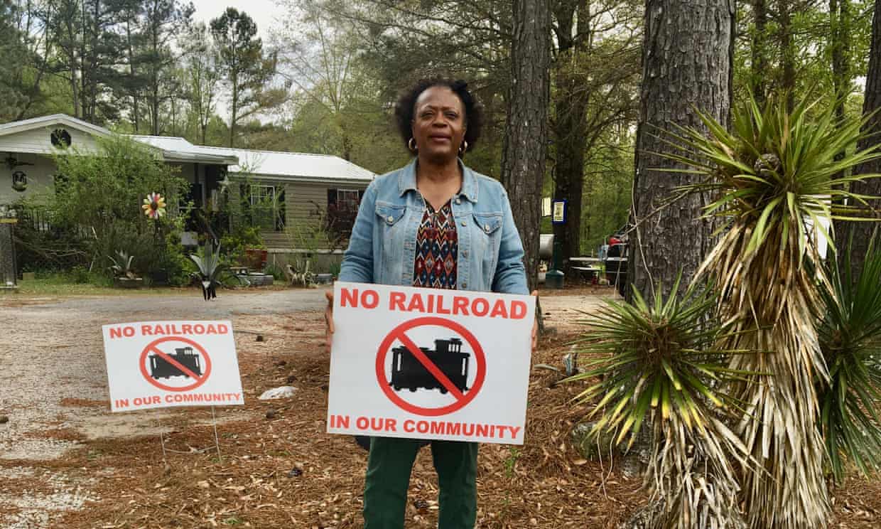 Majority-Black town fights to stop land being seized for gravel quarry rail link (theguardian.com)