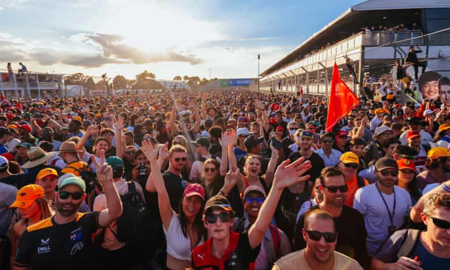 The crowd at the 2022 Australian Formula One Grand Prix