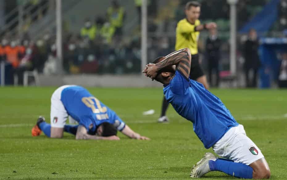 Destroyed and crushed': Italy stunned after missing out on World Cup again  | Italy | The Guardian