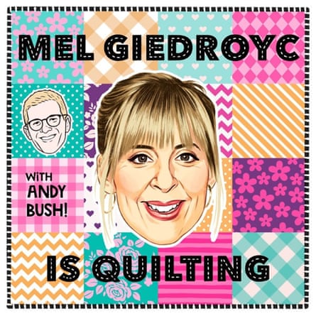 Mel Giedroyc Is Quilting.