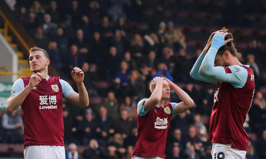 Burnley have lost six of their last eight games.