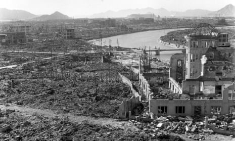 Hiroshima's Genbaku Dome, now the Hiroshima Peace Memorial, was one of the few structures left standing.