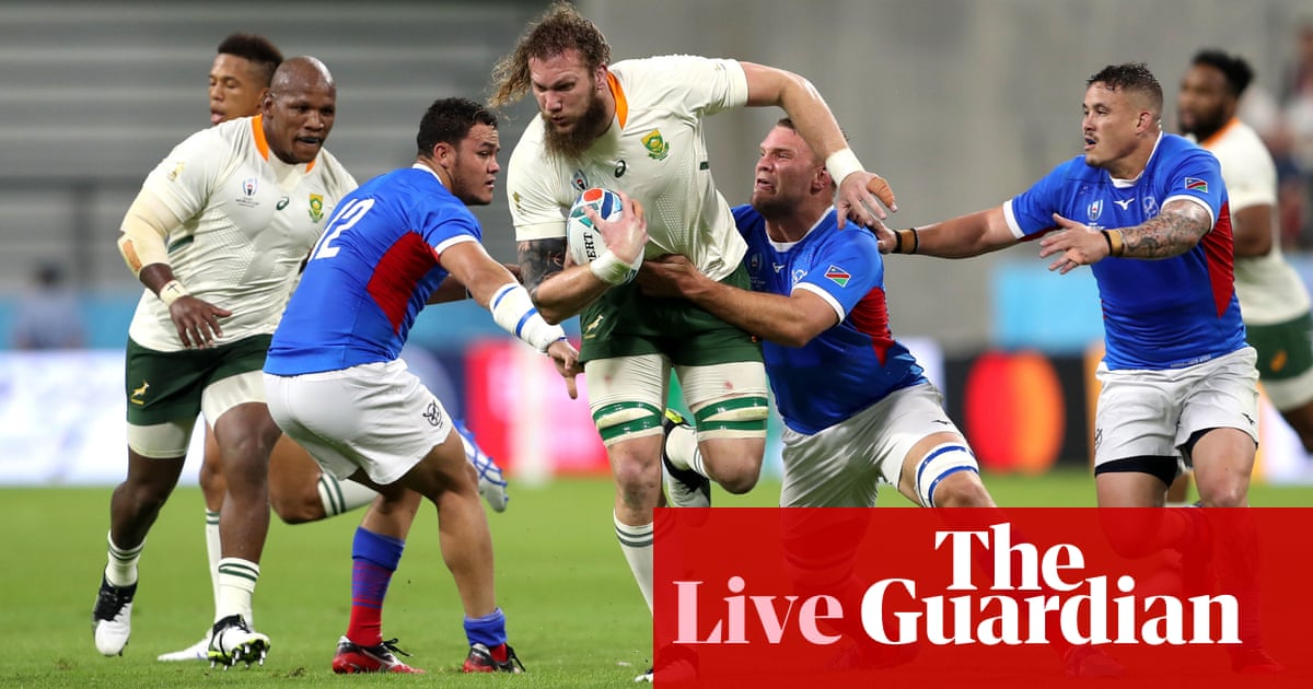 South Africa v Namibia: Rugby World Cup 2019 – live!