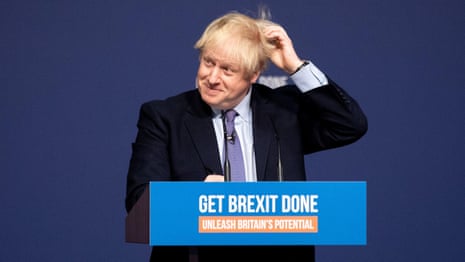 Boris Johnson dodges question on 'FactcheckUK' at Tory manifesto launch – video 