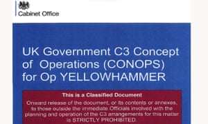 The Operation yellowhammer preview plan