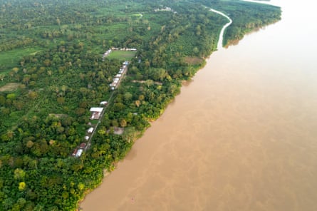 The village of Shapajila on the Marañon River