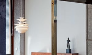 In the swing: a pendant such as this Snowball light from the Conran Shop can become the focus of your room