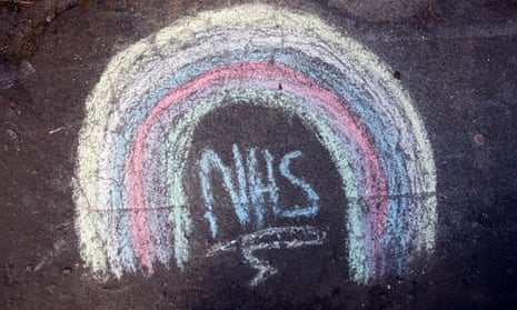 chalk drawing of rainbow on pavement