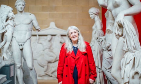 Mary Beard in her latest TV series, The Shock of the Nude, which examines depictions of the body through the history of western art.