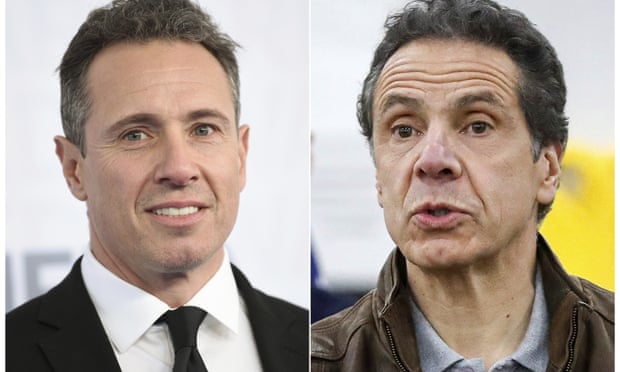 CNN news anchor Chris Cuomo, left, and his brother, New York governor Andrew Cuomo.