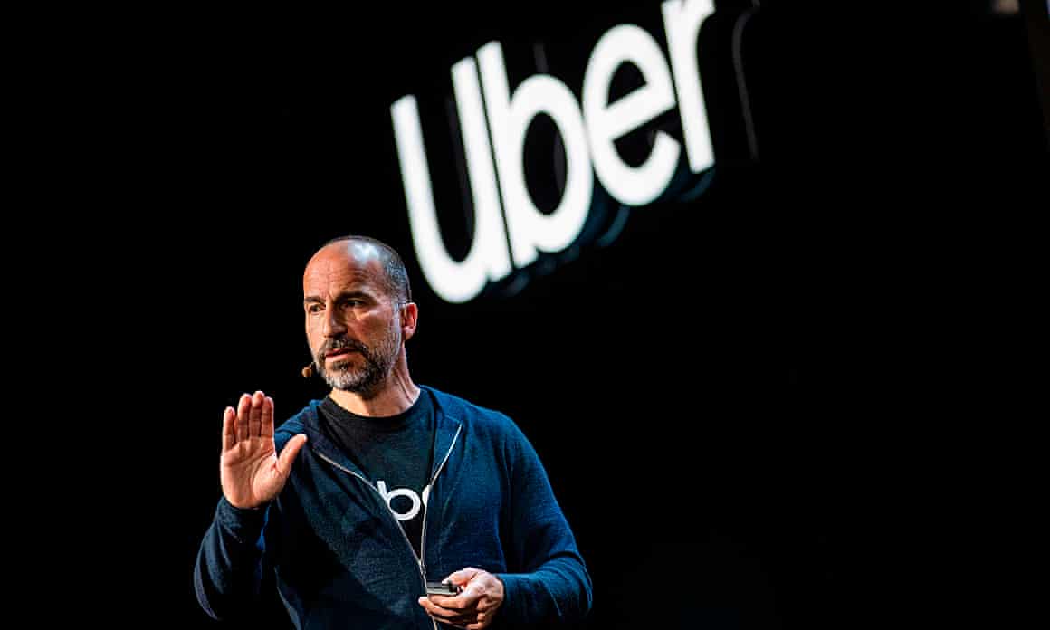 Uber chief executive Dara Khosrowshahi. Large corporations donating to presidential inaugurations seek to garner favor with new administrations.