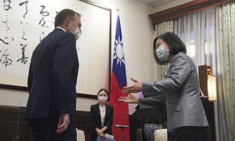 Tony Abbott delivered two high-profile addresses to a regional forum in Taiwan, where he met President Tsai Ing-wen.