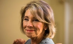 Betsy Devos, Trump’s nominee for education secretary.