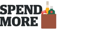 Old v young: 11 things that show the generation gap between you and your parents | Parenting your parents 4 Illustration of paper bag containing alcohol bottles and cigarettes with quote: 'Spend more'