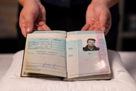 David Bowie’s passport, dating from 1988