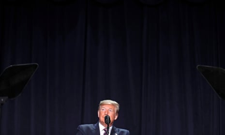  Donald Trump attends the National Prayer Breakfast in Washington – one of many things that links him and a network of conservative Christian nationalists.