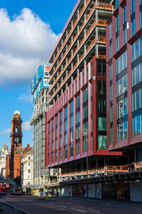Part of Manchester’s Circle Square development, pictured under construction in October 2019.