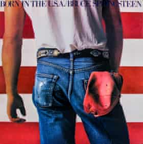 Sex on legs … Bruce Springsteen on the cover of his album Born in the USA.