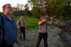 In The World But Not Of It, Tim SmithTim Wurtz, Josh Wurtz and Aaron Wurtz shoot clay pigeons