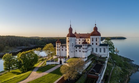 Got to get myself in turret … Läckö Castle.