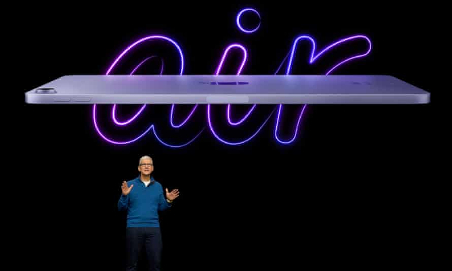 The iPad Air gains Apple’s M1 chip and upgraded video call camera.