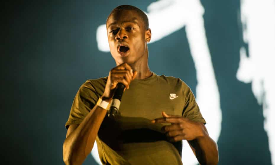 J Hus performing at the O2 arena, 27 August 2017.