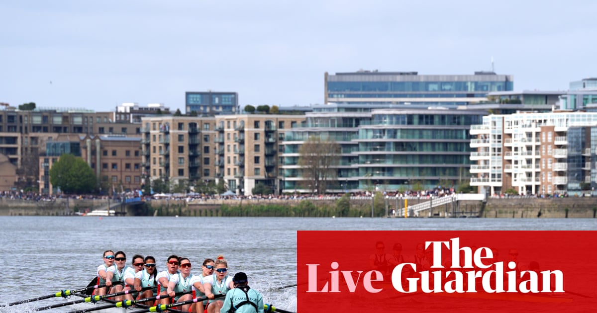 The Boat Races 2026 – live updates as Oxford face Cambridge on the Thames